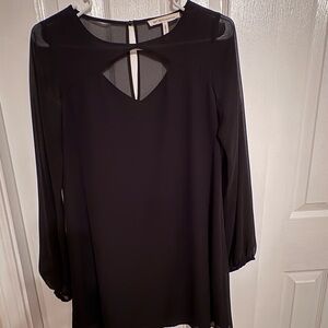 BCBGeneration Chic Black Long Sleeve Dress